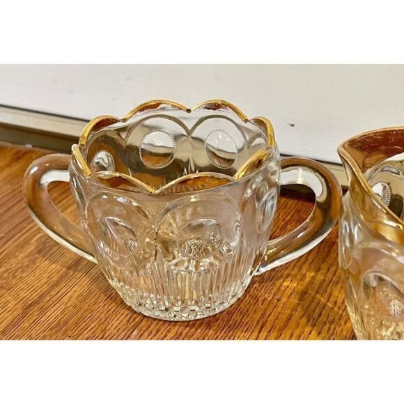 Vintage Bartlett & Collins Manhattan Bowl and cream and sugar set - Picture 13 of 15